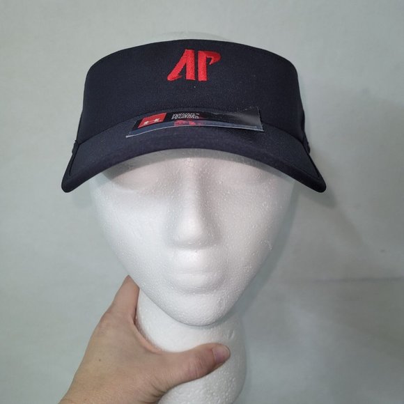 Under Armour Hat Womens OS Visor Blue Style 1295137 AP Logo Golf Tennis - Picture 2 of 10